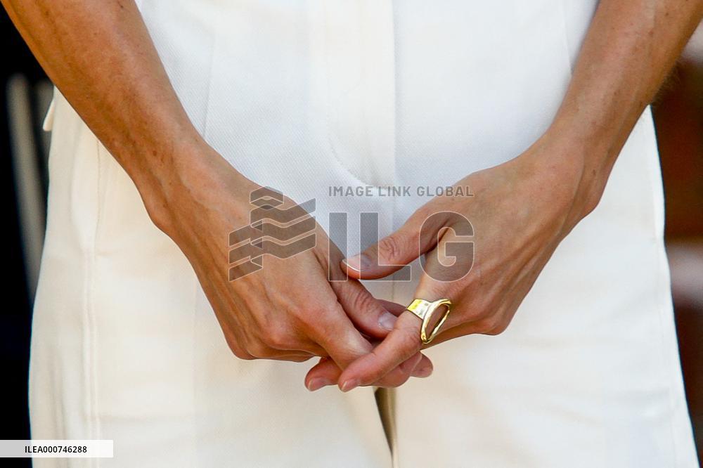 Queen Letiza Meeting With The Student Residence Board  - Madrid