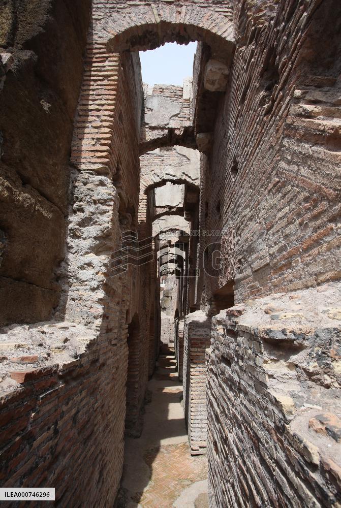 Presentation Of The Works Carried Out In The Hypogea Of The Colosseum - Rome