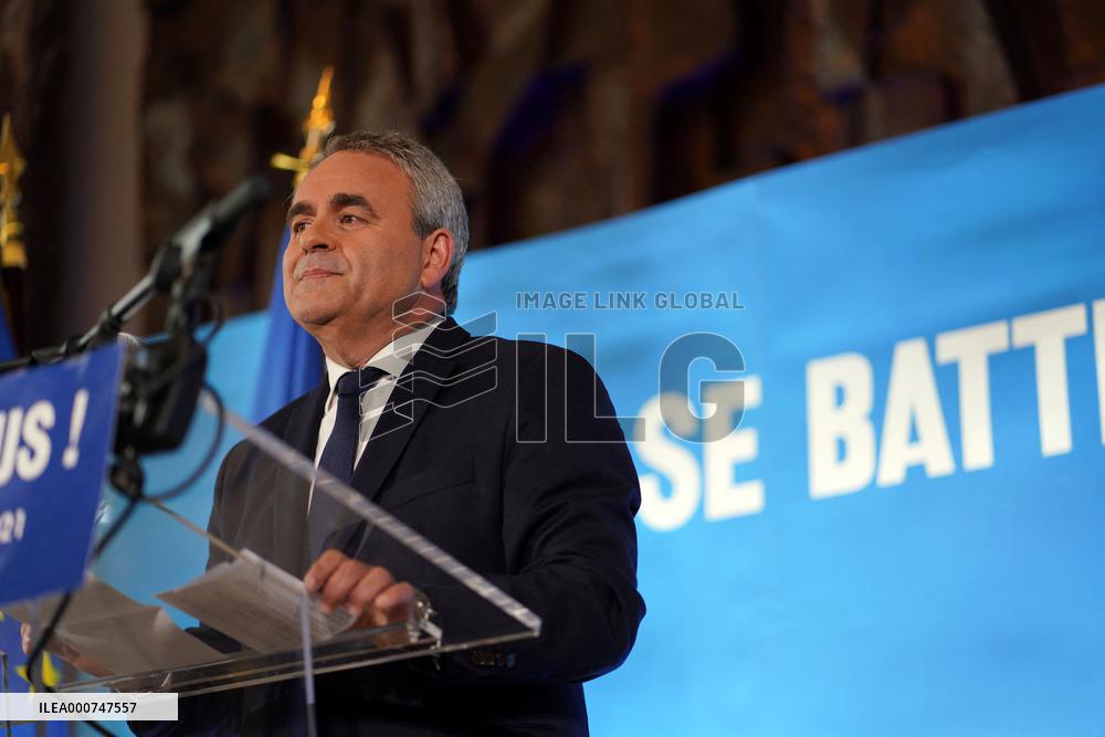 Xavier Bertrand Wins The Regional Elections - Saint-Quentin