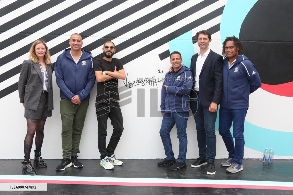 Inauguration ground by Tik Tok and the City Hall of Paris