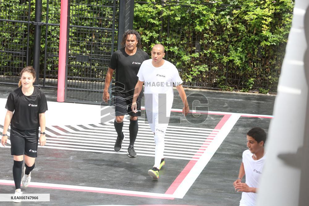 Inauguration ground by Tik Tok and the City Hall of Paris