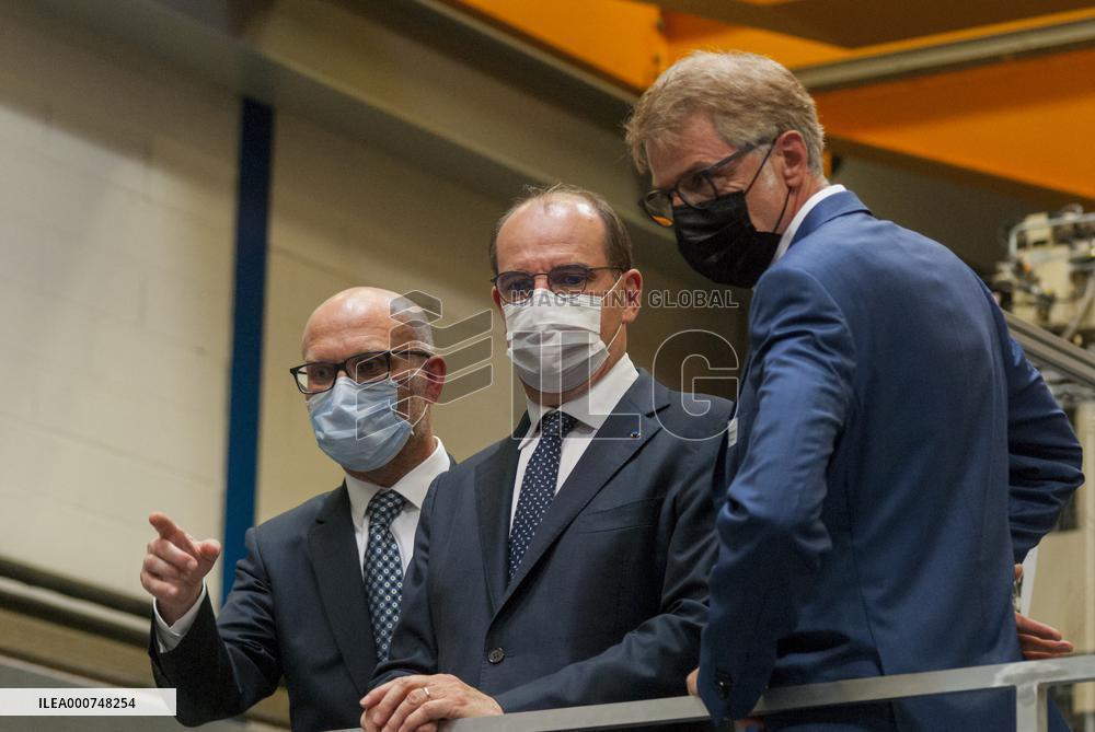 PM Castex Visits Vorwerk Semco - Cloyes-sur-le-Loir