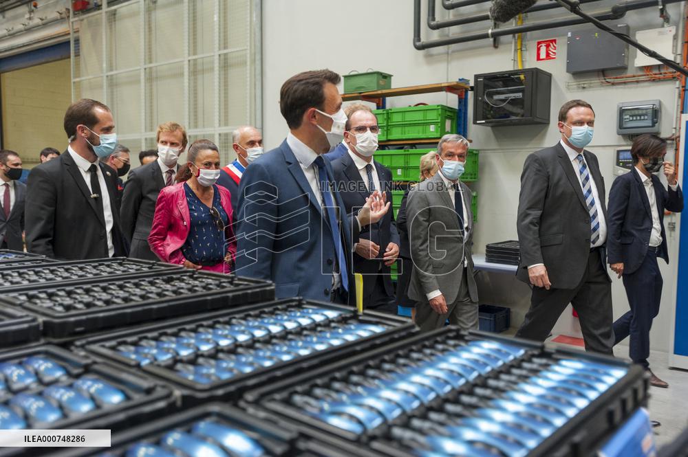 PM Castex Visits Vorwerk Semco - Cloyes-sur-le-Loir