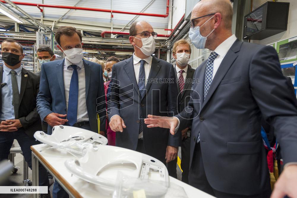 PM Castex Visits Vorwerk Semco - Cloyes-sur-le-Loir