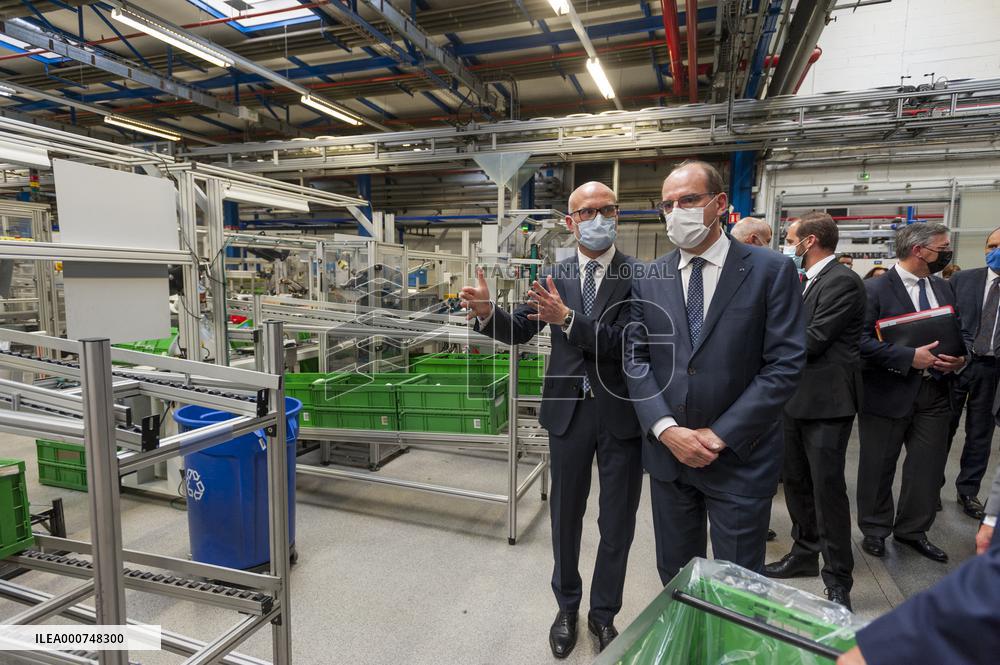 PM Castex Visits Vorwerk Semco - Cloyes-sur-le-Loir