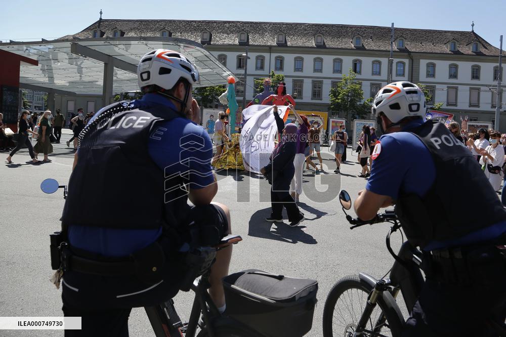 Women's Strike In Bern - Switzerland
