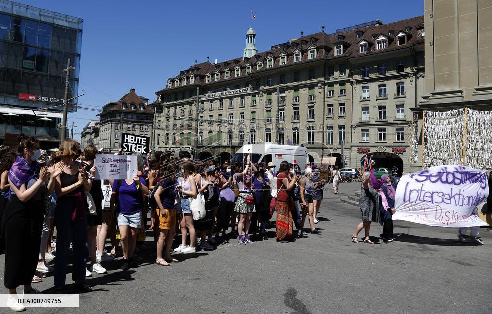 Women's Strike In Bern - Switzerland