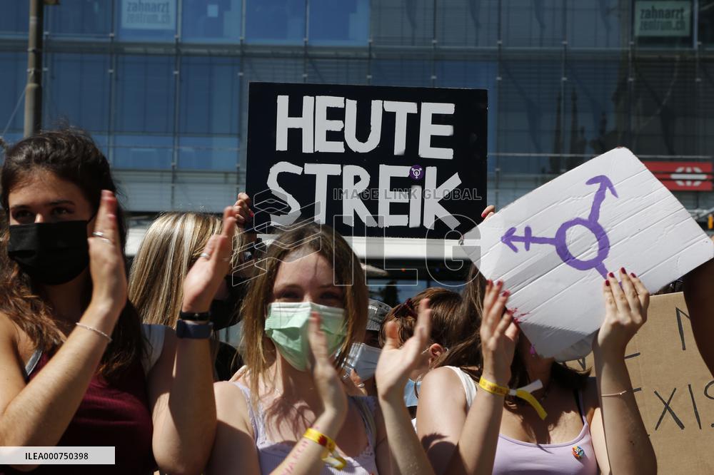 Women's Strike In Bern - Switzerland