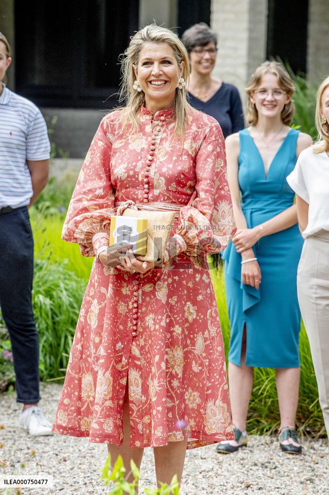 Queen Maxima Visits Villa Pinedo Buddy Program - Maarssen