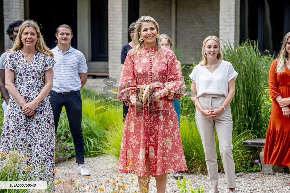 Queen Maxima Visits Villa Pinedo Buddy Program - Maarssen