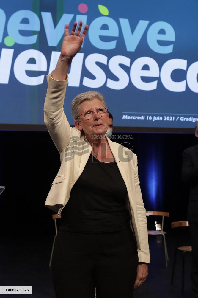 Meeting of Genevieve Darrieussecq - Regionals elections