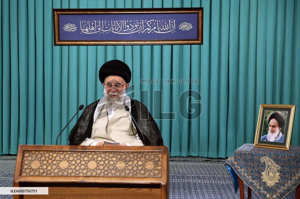Iran's Supreme Leader Ayatollah Ali Khamenei Urged Voters To Turn Out