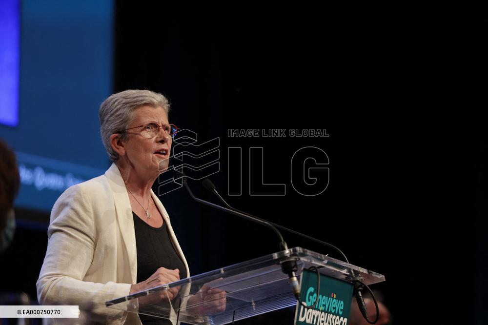 Meeting of Genevieve Darrieussecq - Regionals elections