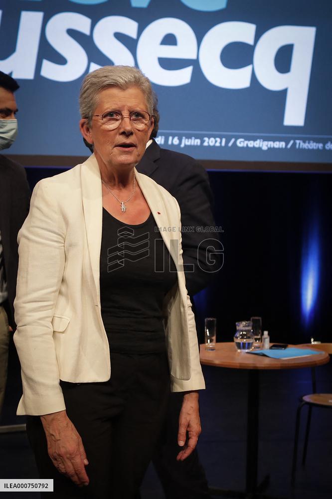 Meeting of Genevieve Darrieussecq - Regionals elections