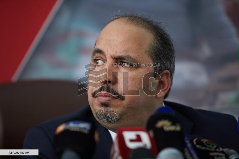 Abderrezak Mokri Holds A Press Conference - Algiers