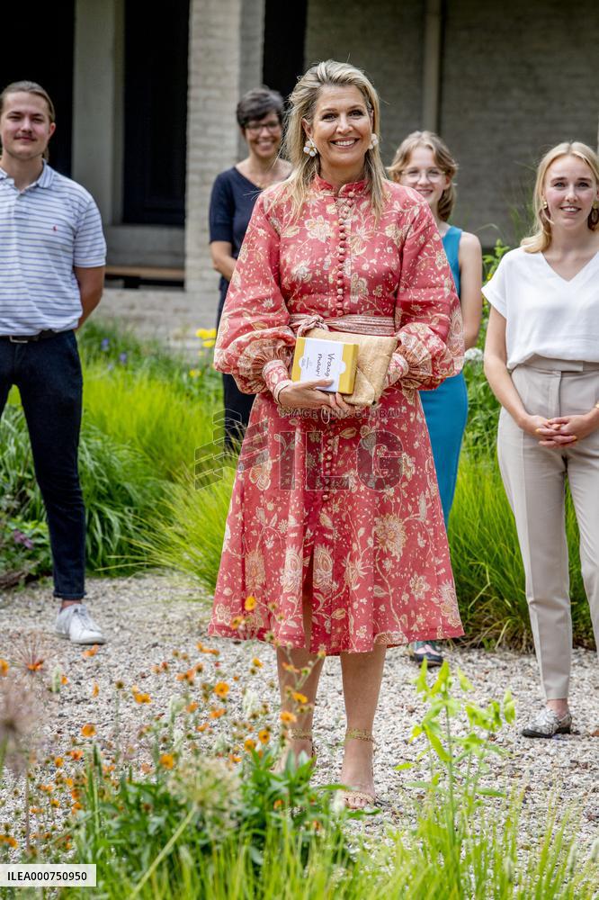 Queen Maxima Visits Villa Pinedo Buddy Program - Maarssen