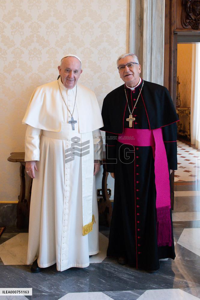 Pope Francis During Audiences - Vatican