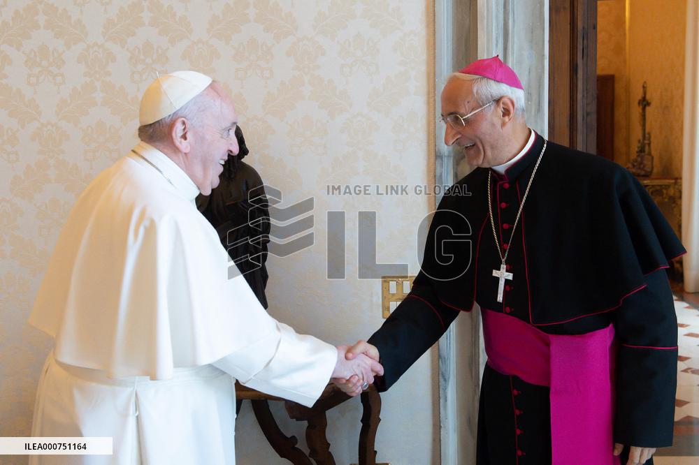 Pope Francis During Audiences - Vatican