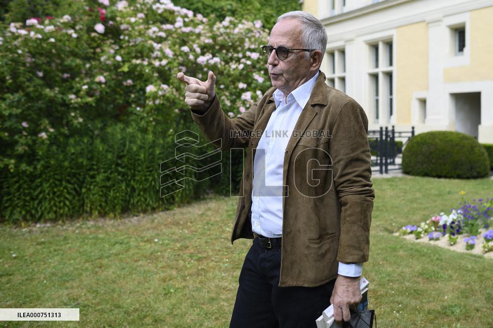 President Macron And Fabrice Luchini Visit Jean De La Fontaine Birthplace - Chateau Thierry