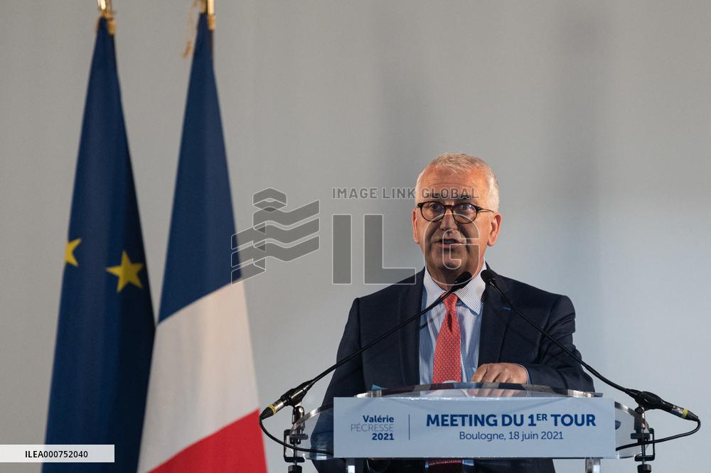 Valerie Pecresse last campaign Meeting - Boulogne Billancourt