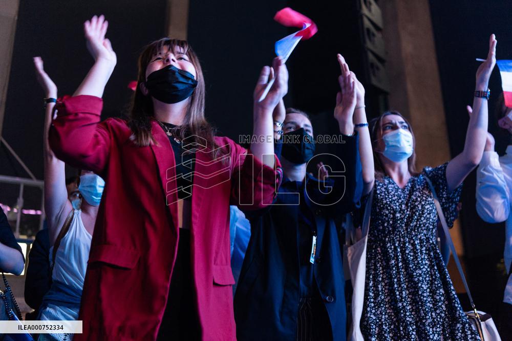 Valerie Pecresse last campaign Meeting - Boulogne Billancourt