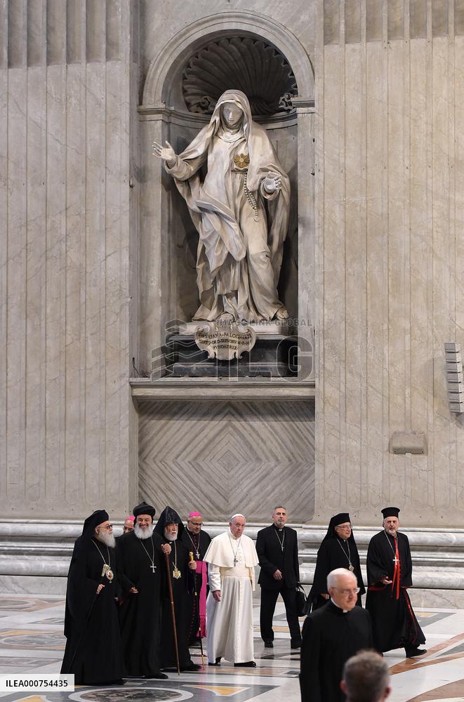Pope Francis - Prayer For Lebanon - Vatican