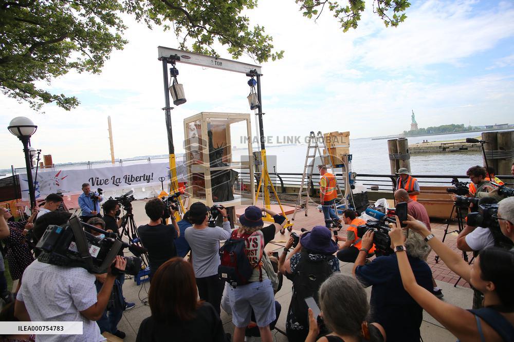 Statue of Liberty Little Sister Installation - NYC