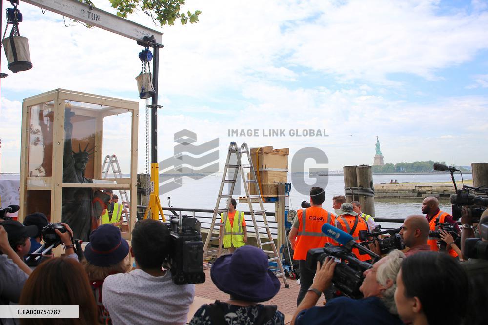 Statue of Liberty Little Sister Installation - NYC