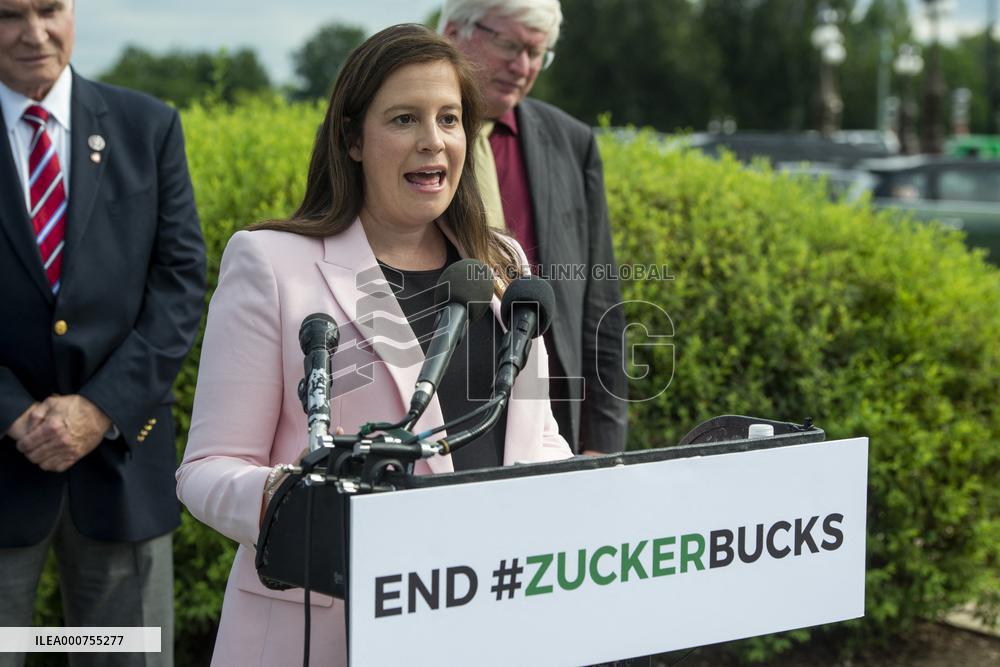 End #Zuckerbucks Press Conference - Washington