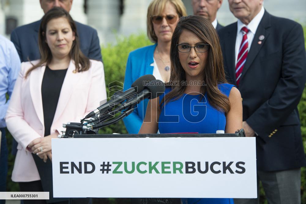 End #Zuckerbucks Press Conference - Washington