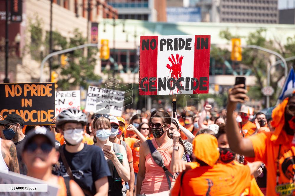Cancel Canada Day - Protest In Solidarity With Indigenous People