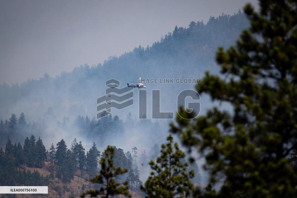 Wildfire Rages In Lytton - British Colombia