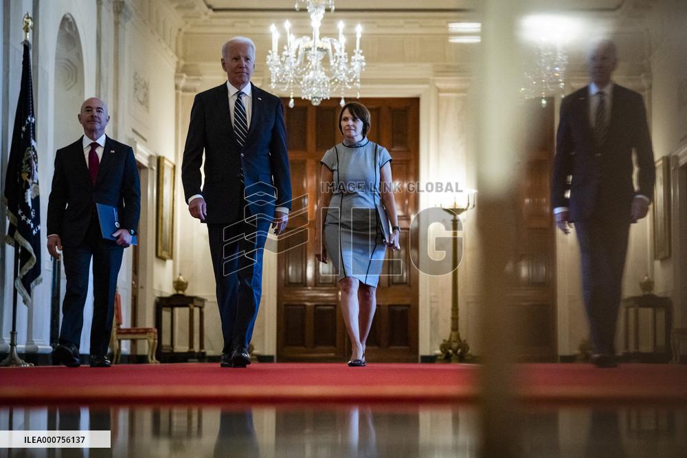 Naturalization Ceremony At The White House - Washington