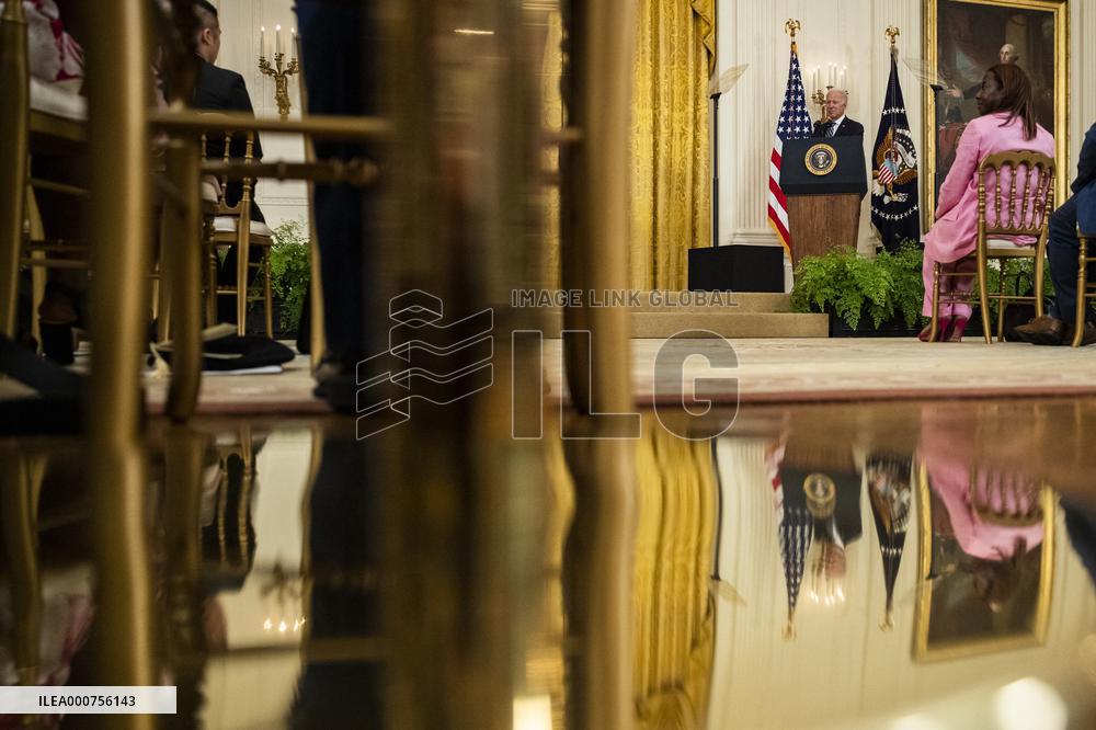 Naturalization Ceremony At The White House - Washington