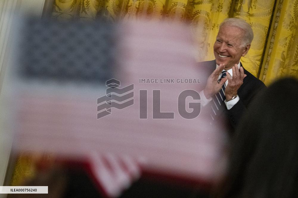 Naturalization Ceremony At The White House - Washington