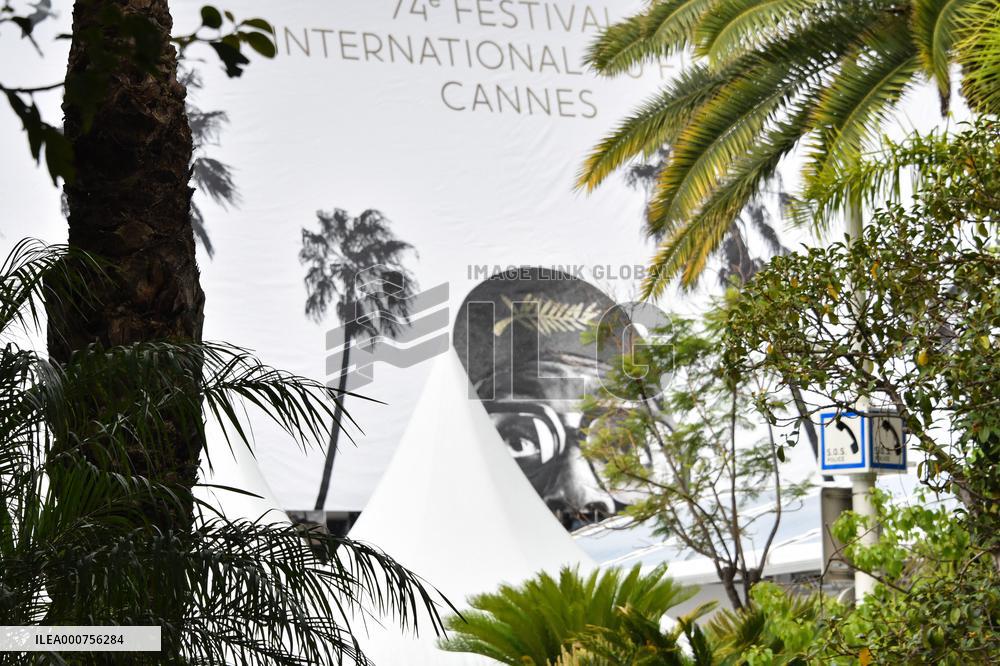 74th Cannes Film Festival poster installations