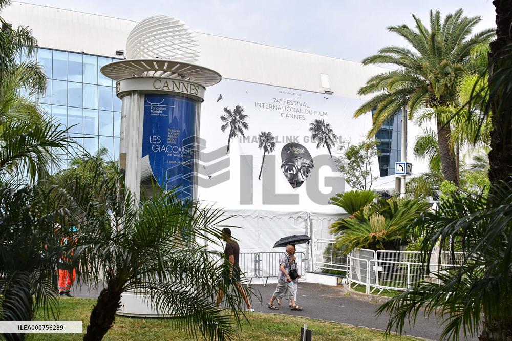 74th Cannes Film Festival poster installations