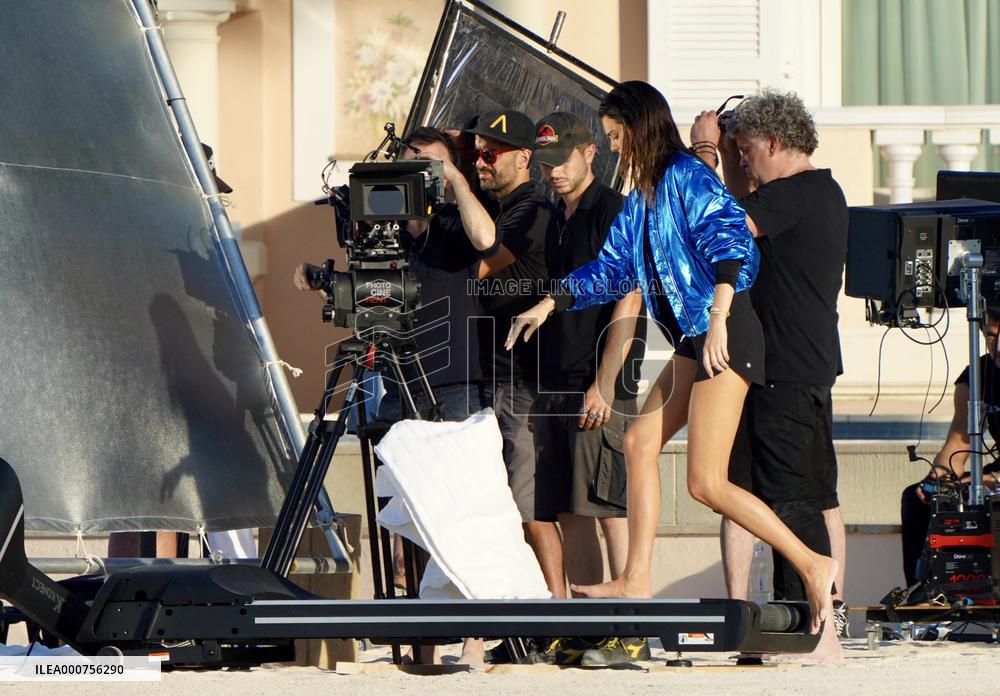 Kendall Jenner Beach Photoshoot - Saint-Tropez
