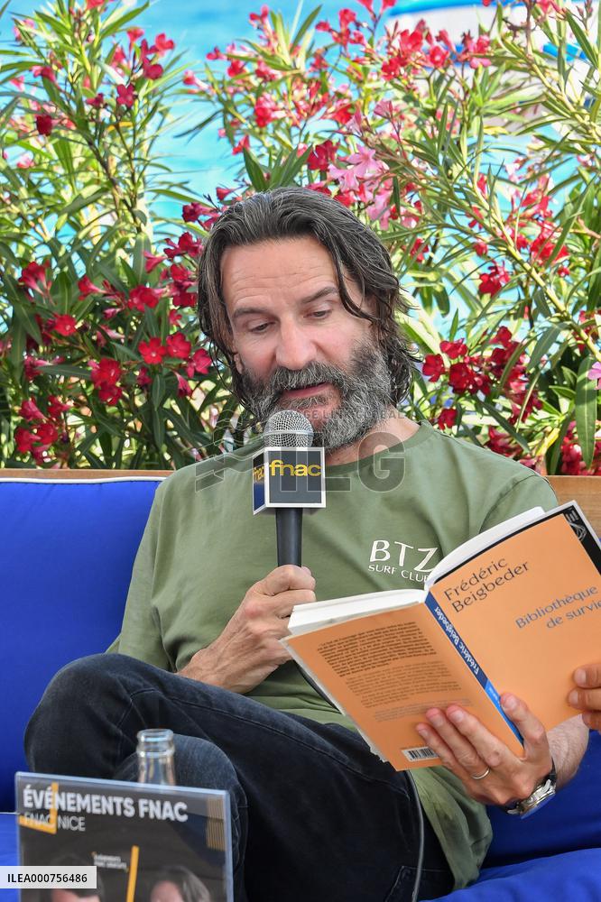 Frederic Beigbeder Book Signing - Nice