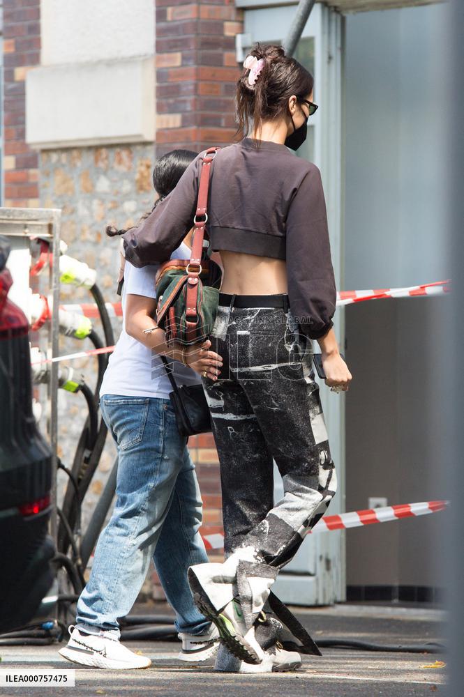 Bella Hadid Leaving Her Hotel - Paris