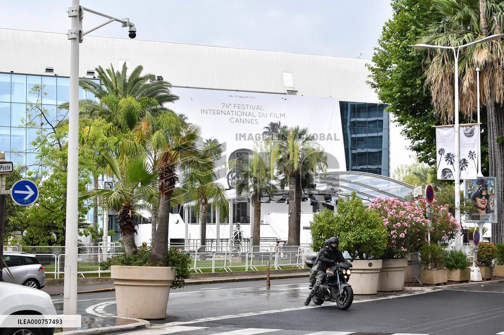 74th Cannes Film Festival poster installations