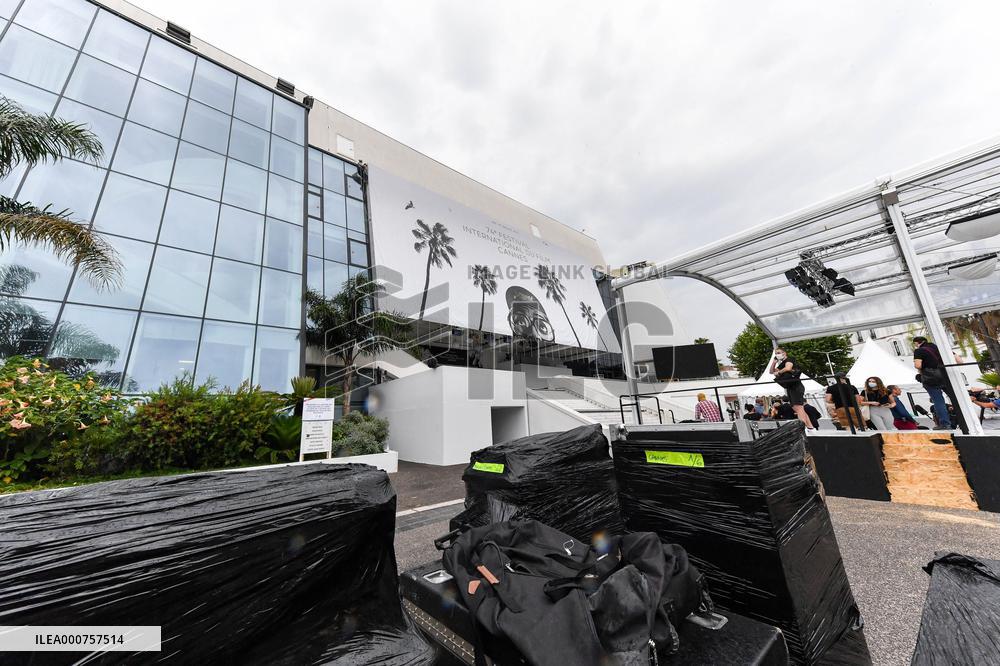 74th Cannes Film Festival poster installations