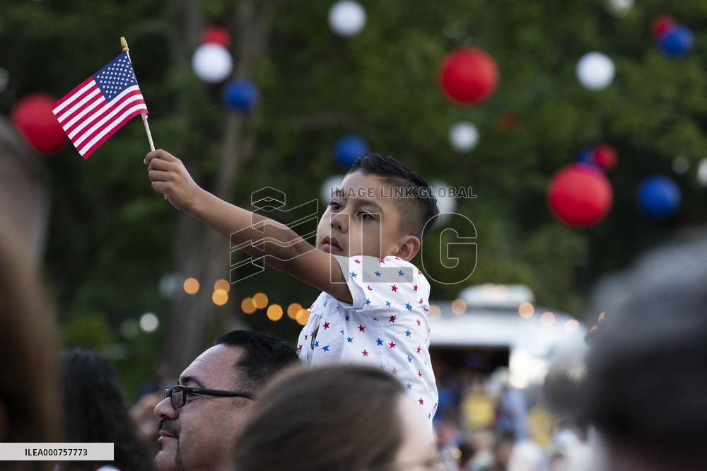 Independence Day at the White House in Washington, DC
