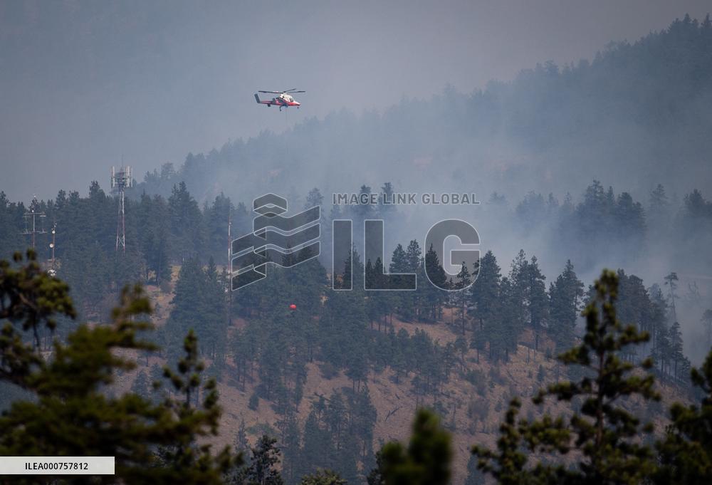 Wildfire Rages In Lytton - British Colombia
