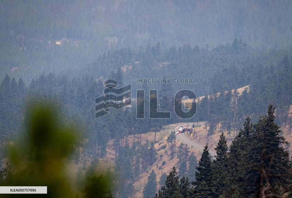 Wildfire Rages In Lytton - British Colombia