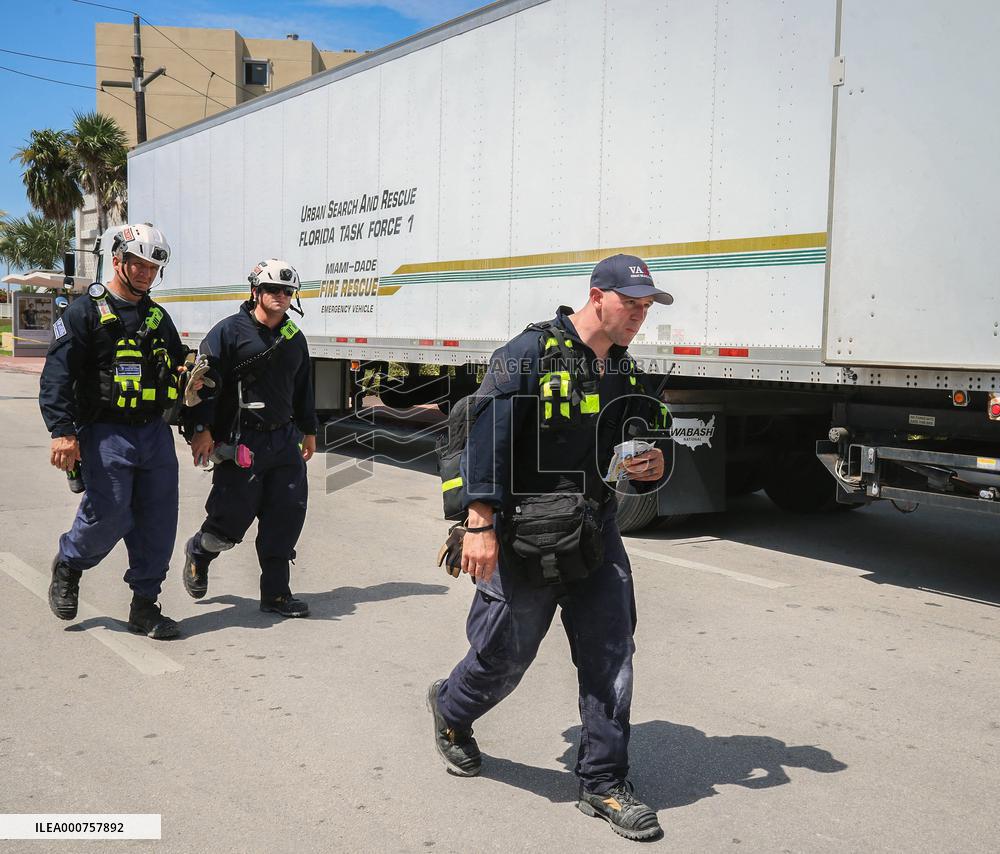 Building Collapse Aftermath - Surfside