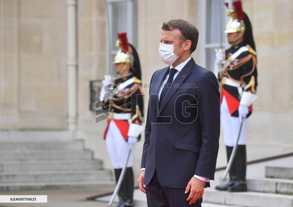 Italian President Leaves Elysee Palace - Paris