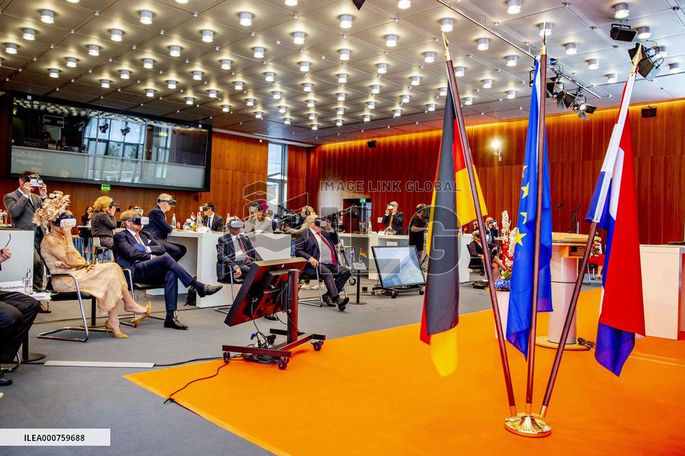 Dutch Royals Visit Dutch-German Hydrogen Sympisum - Berlin