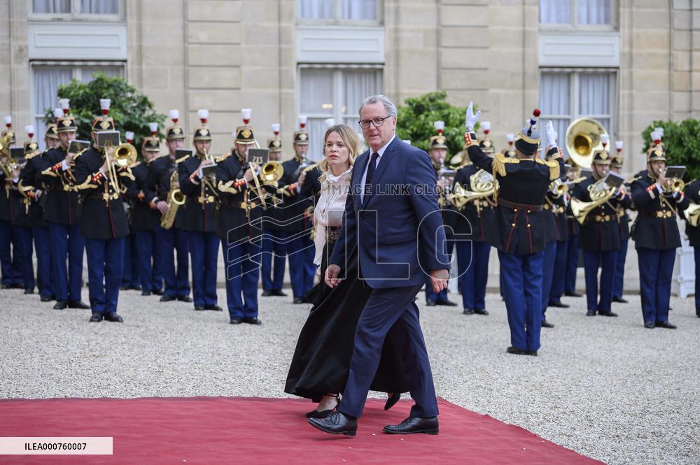 State Dinner At The Elysee - Paris