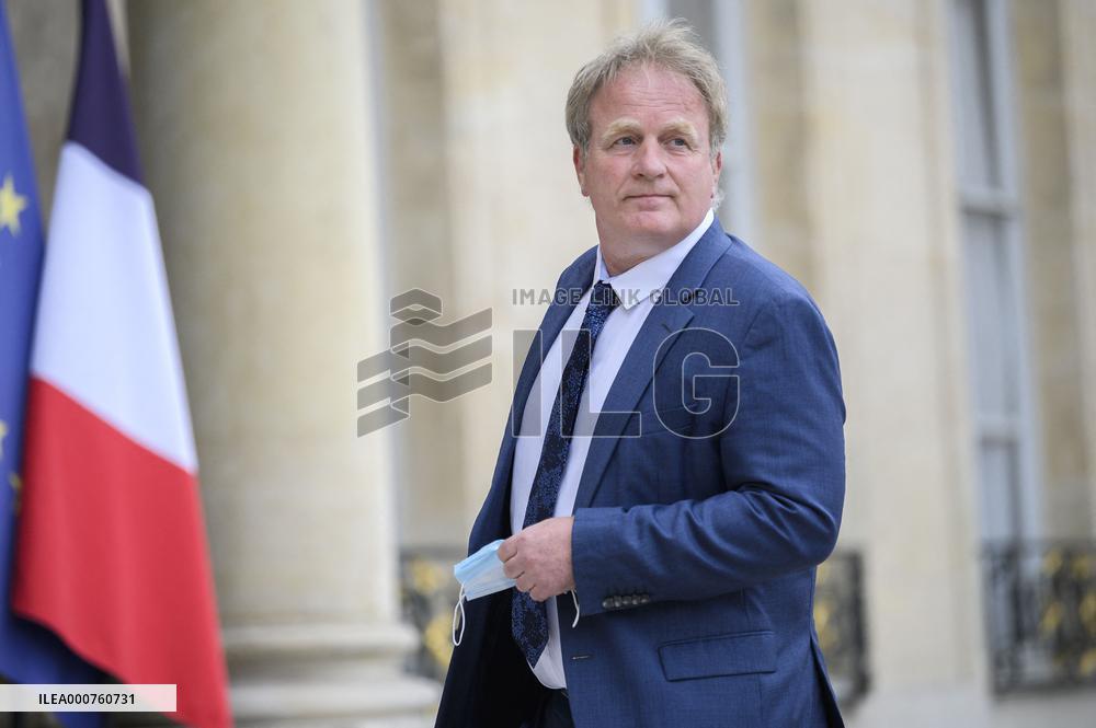 Meeting With Unions At Elysee Palace - Paris
